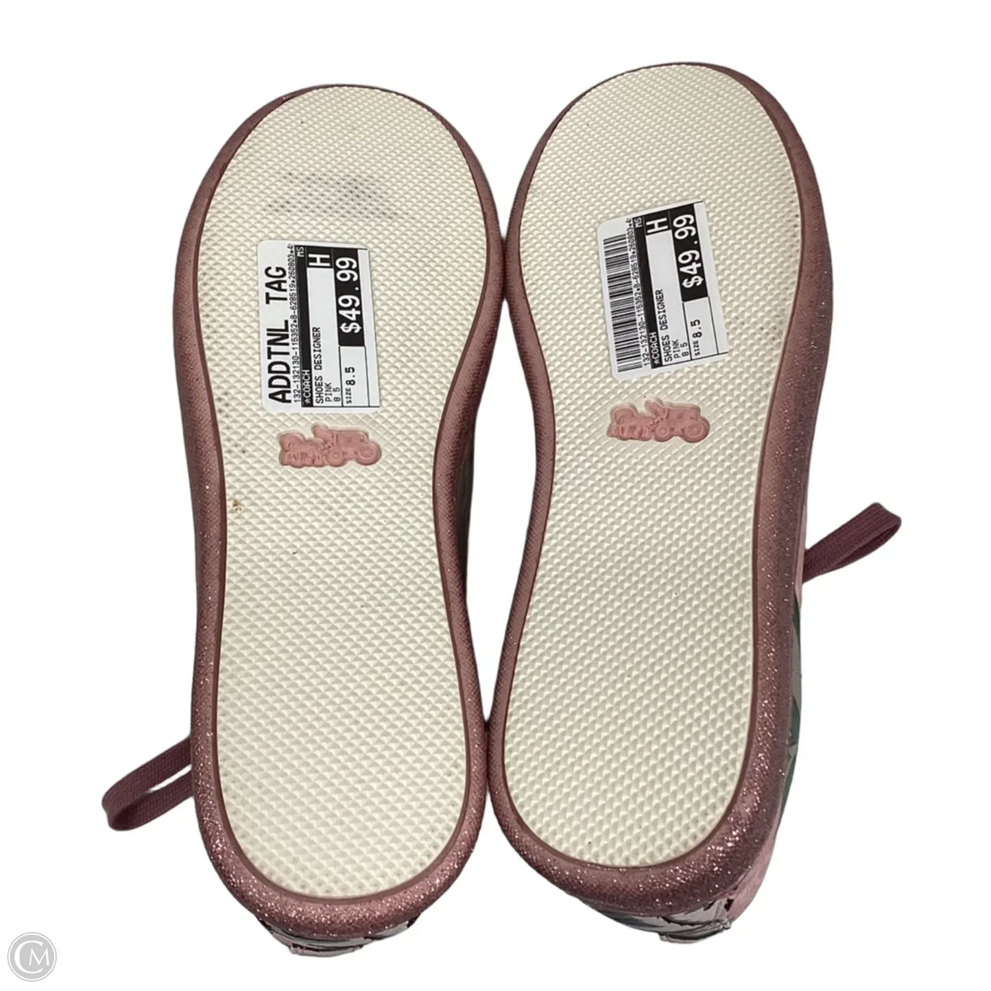 Shoes Designer By Coach In Pink, Size: 8.5