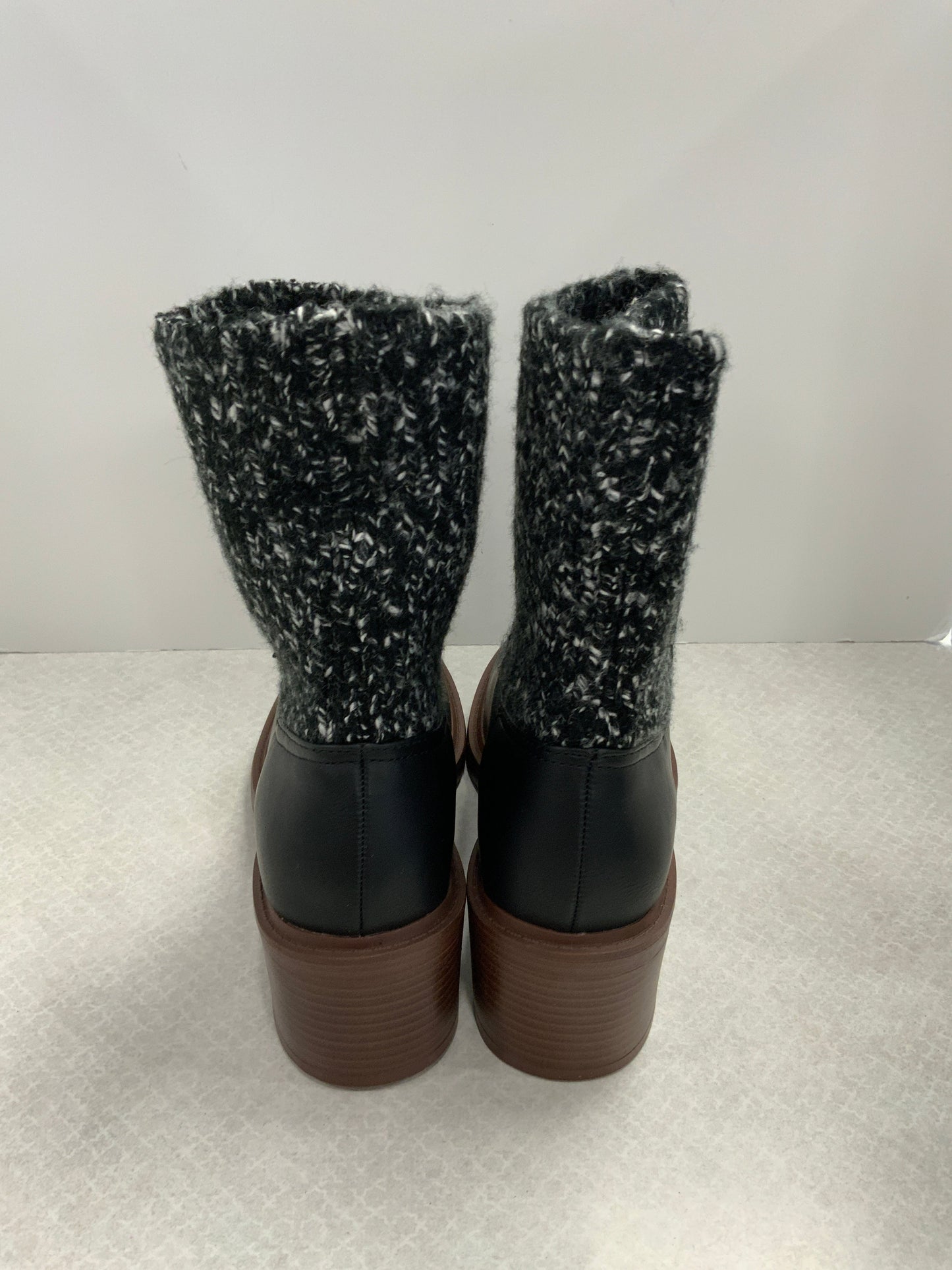 Boots Ankle Flats By Portland In Black, Size: 11