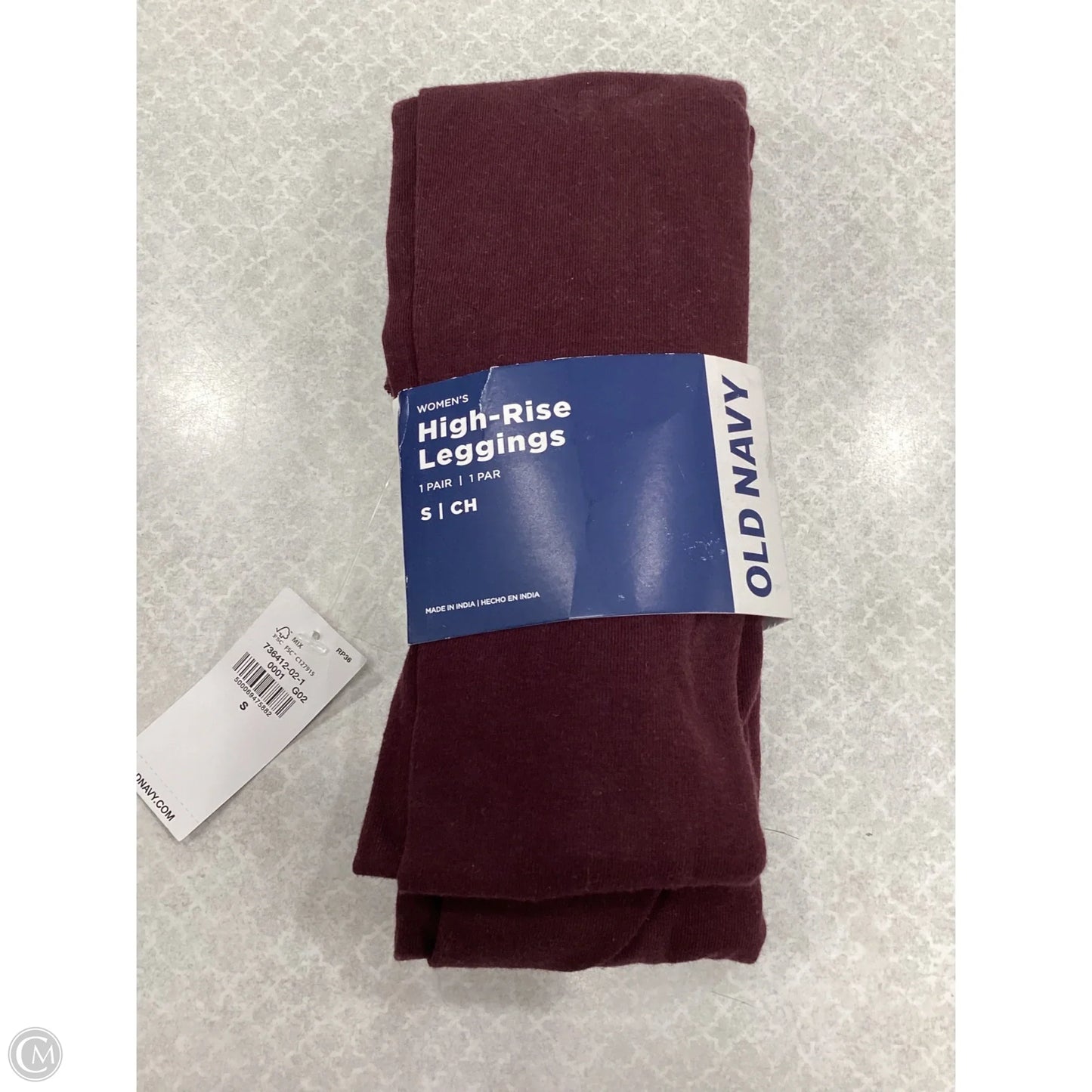 Pants Leggings By Old Navy In Maroon, Size: S