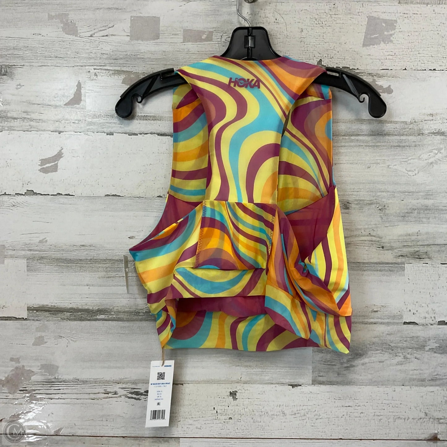 Athletic Bra By Hoka In Yellow, Size: Xl