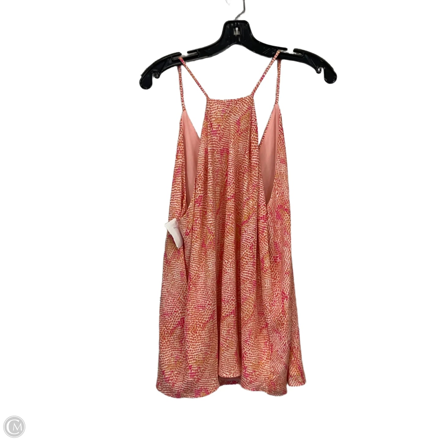 Top Sleeveless By Adrienne In Orange, Size: L