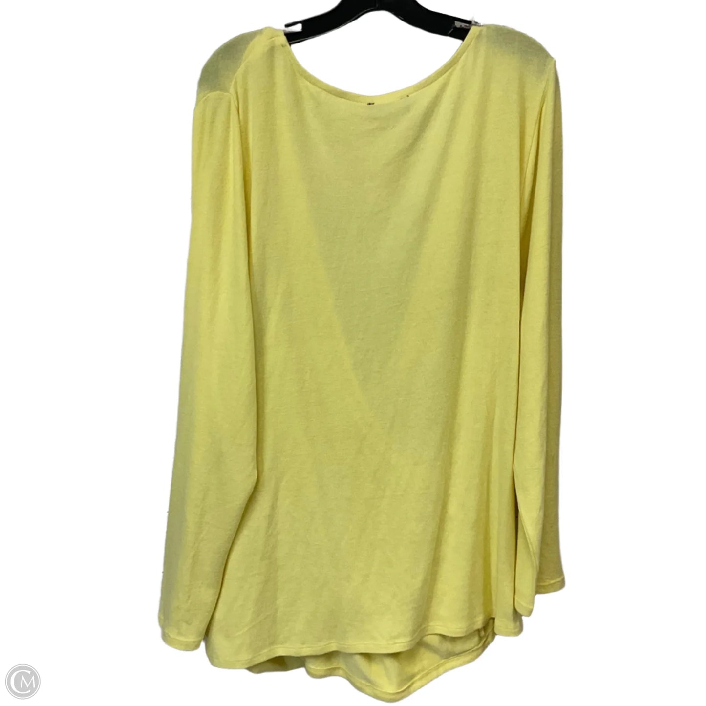 Top Long Sleeve By Lane Bryant In Yellow, Size: 4x
