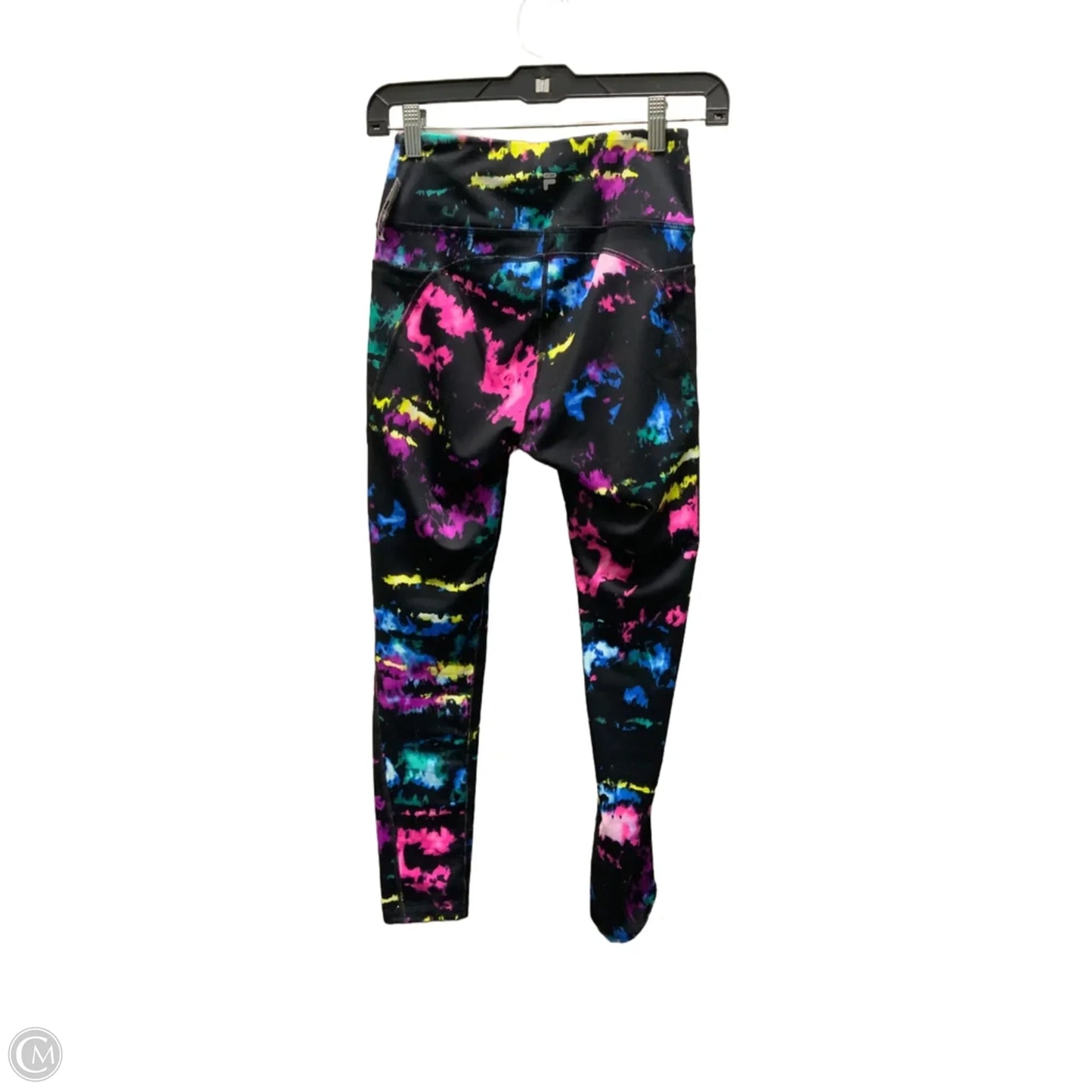 Athletic Leggings By Fila In Black, Size: S