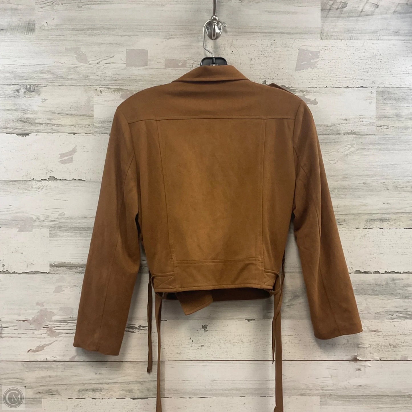 Jacket Moto By Ellison In Brown, Size: S