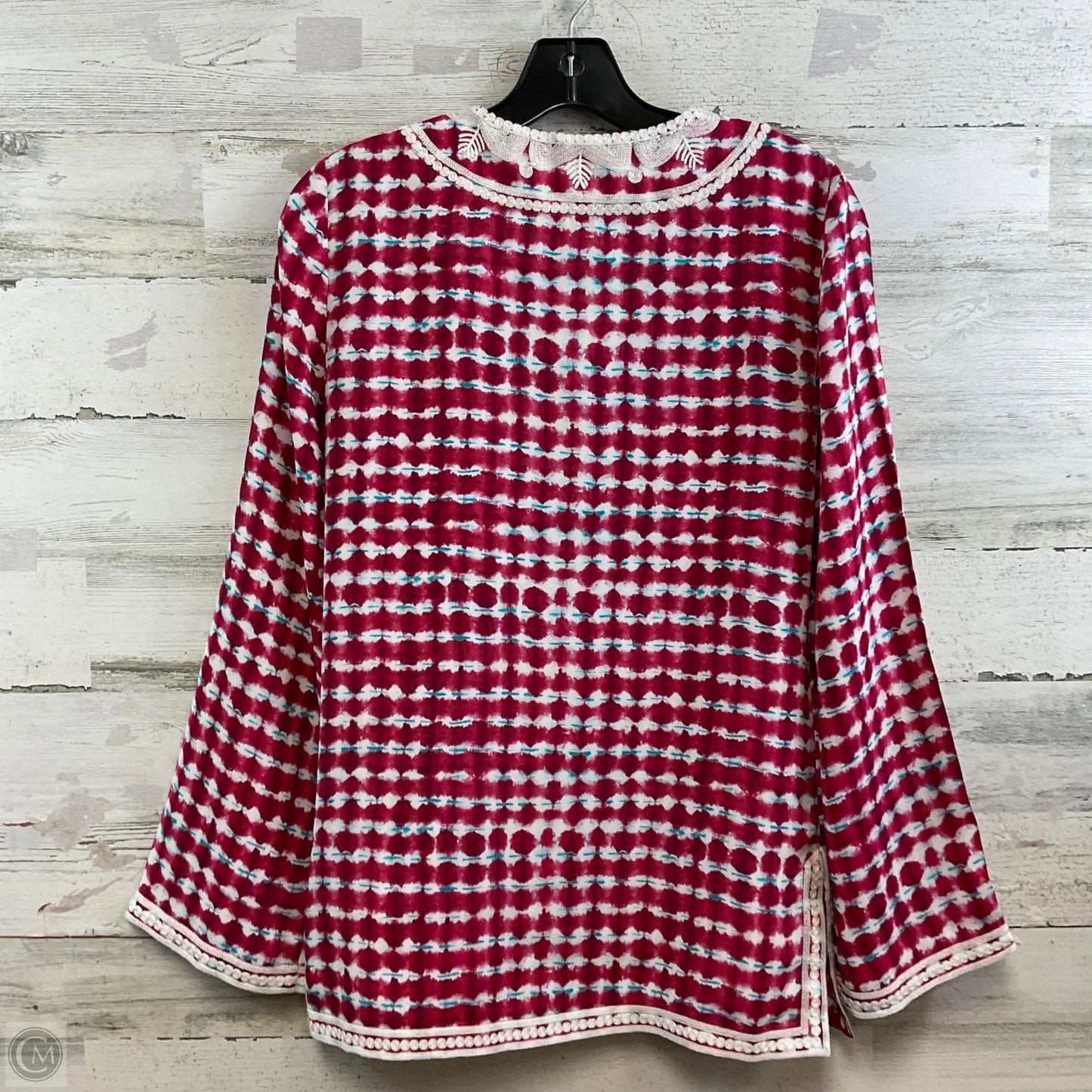 Blouse Designer By Tory Burch In Red, Size: XS