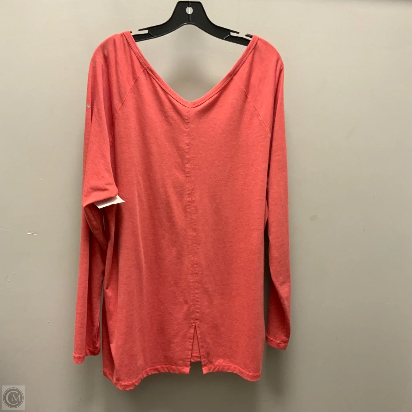 Athletic Top Long Sleeve Crewneck By Ascend In Red, Size: Xxl