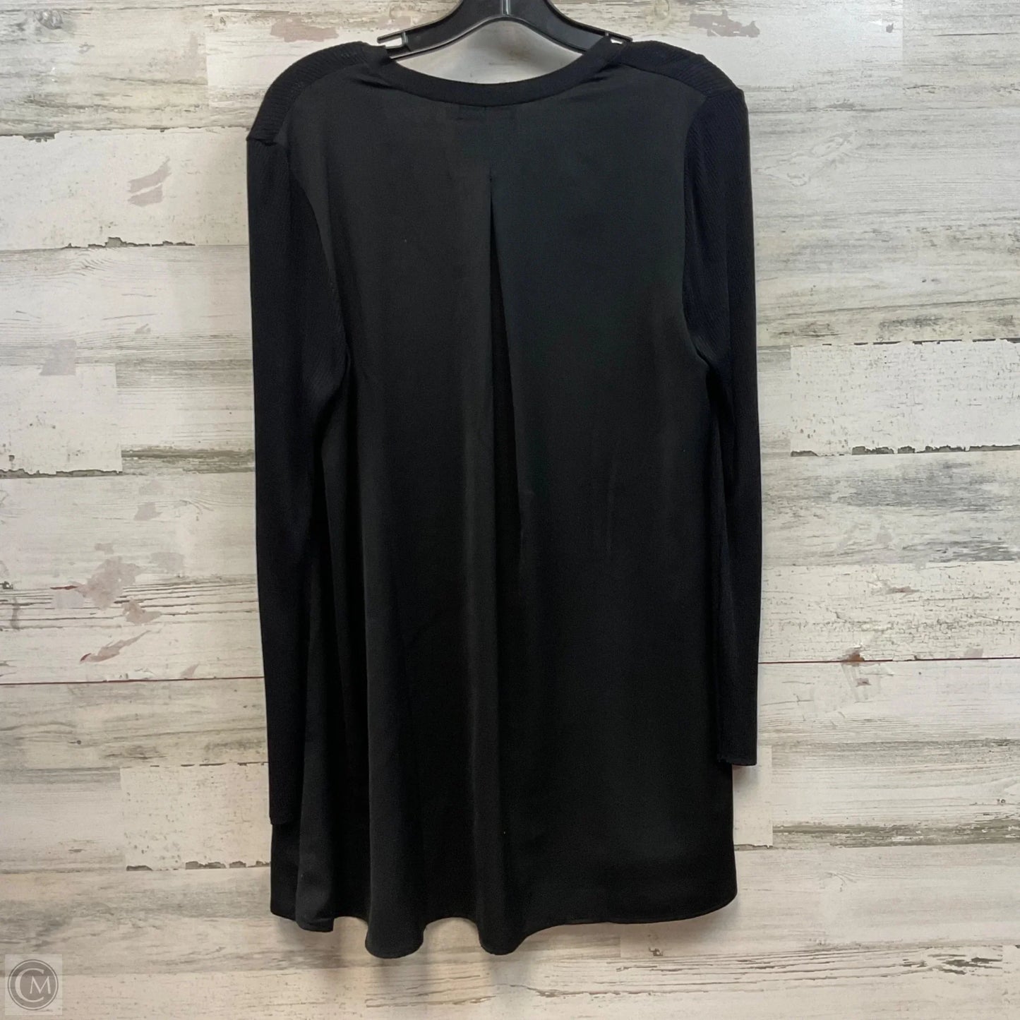Blouse Long Sleeve By Nic + Zoe In Black, Size: M