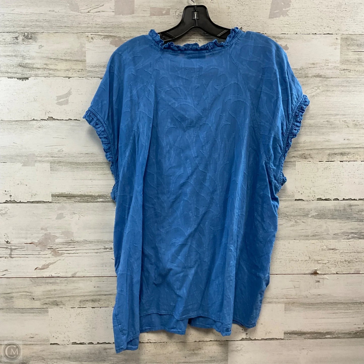 Top Sleeveless By J. Jill In Blue, Size: 3x
