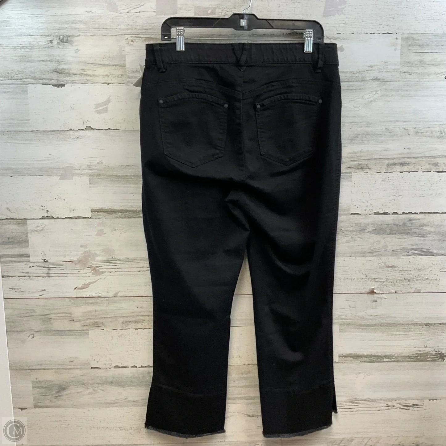 Jeans Straight By Democracy In Black Denim, Size: 14