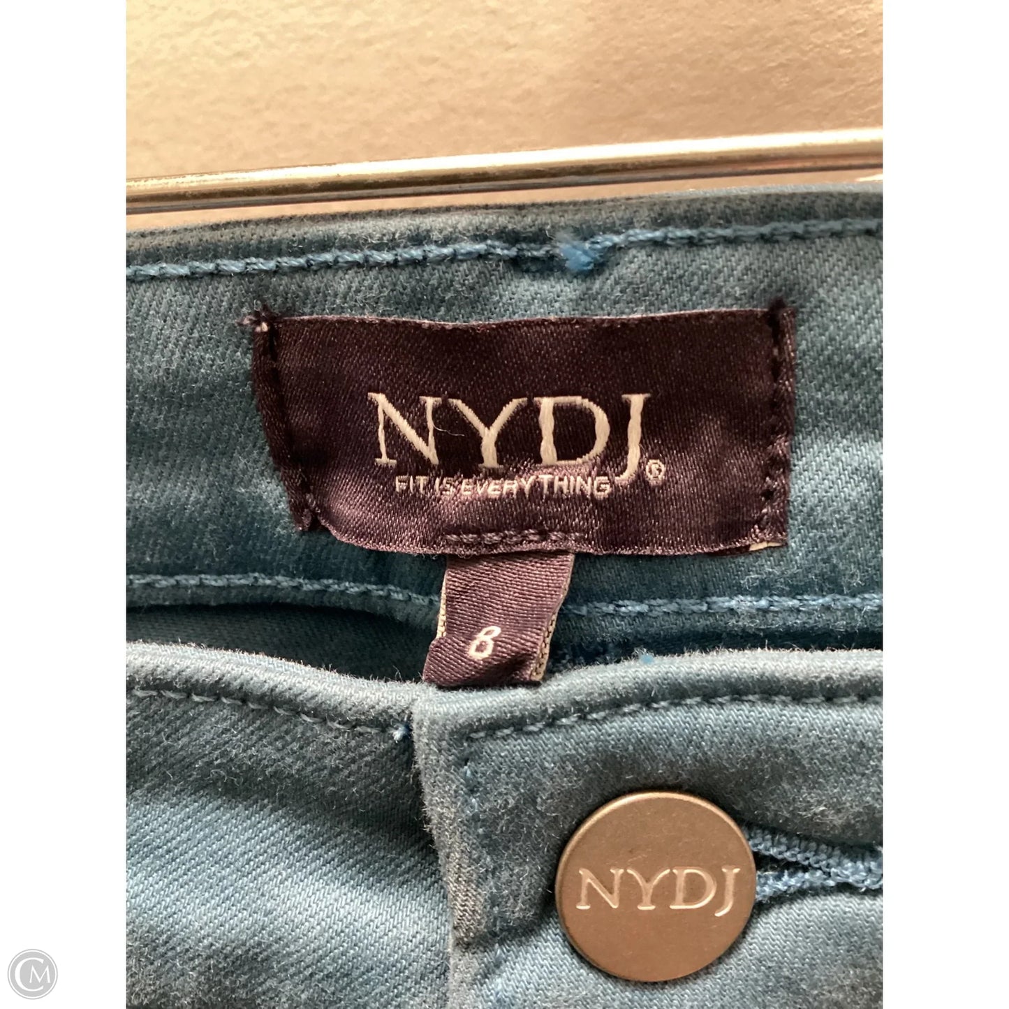Jeans Straight By Not Your Daughters Jeans In Blue Denim, Size: 8