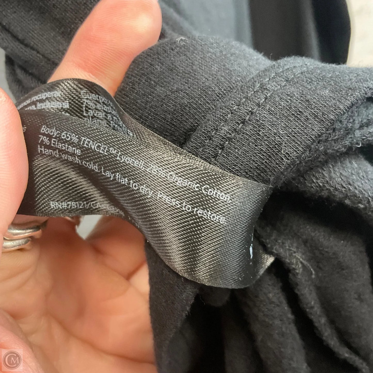 Top Long Sleeve By Eileen Fisher In Black, Size: S