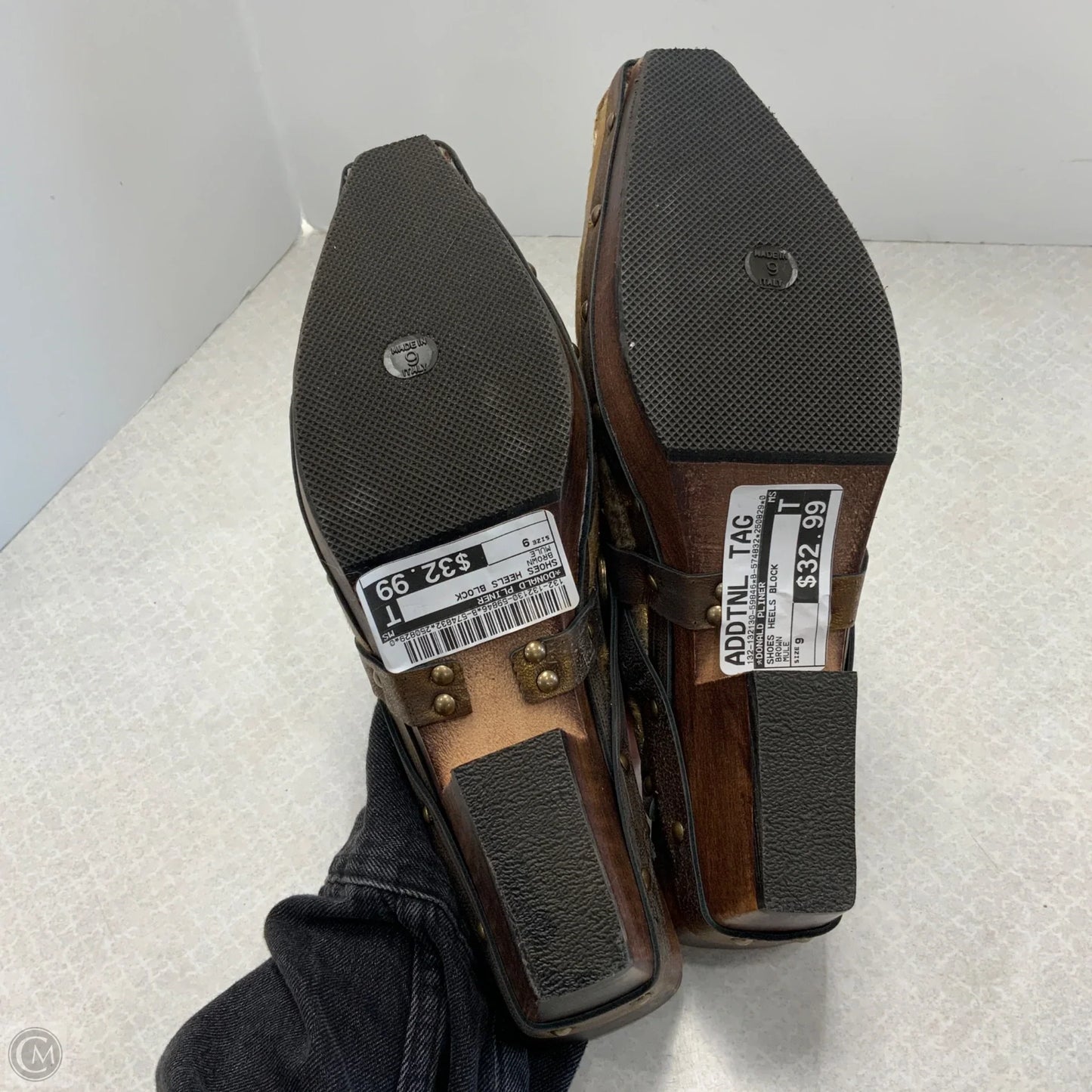 Shoes Heels Block By Donald Pliner In Brown, Size: 9