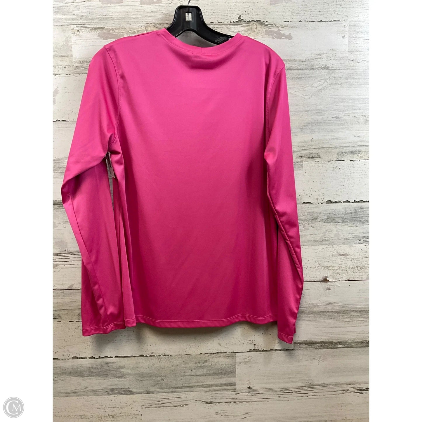 Athletic Top Long Sleeve Crewneck By Columbia In Pink, Size: L