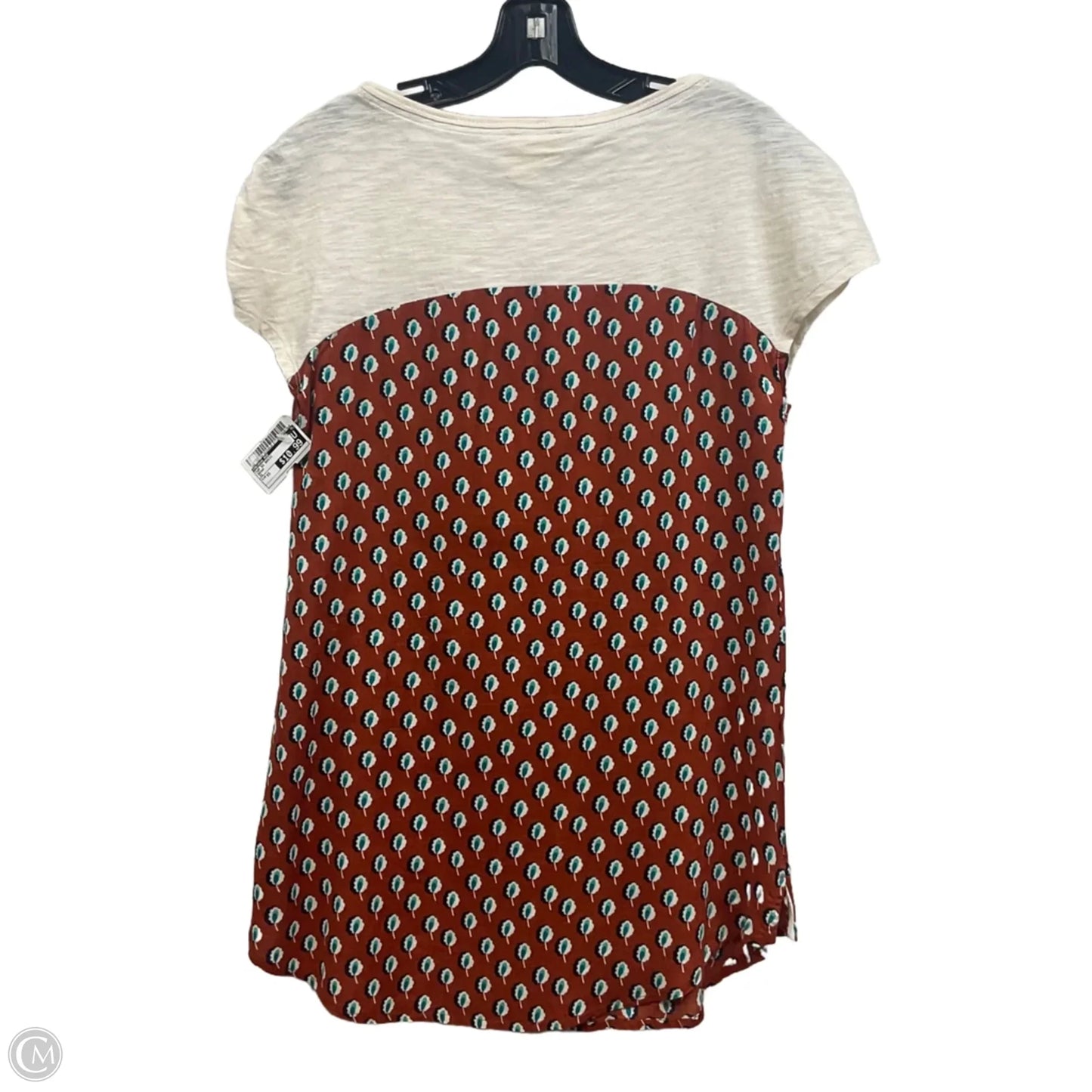 Top Short Sleeve Basic By Meadow Rue In Brown, Size: Xs
