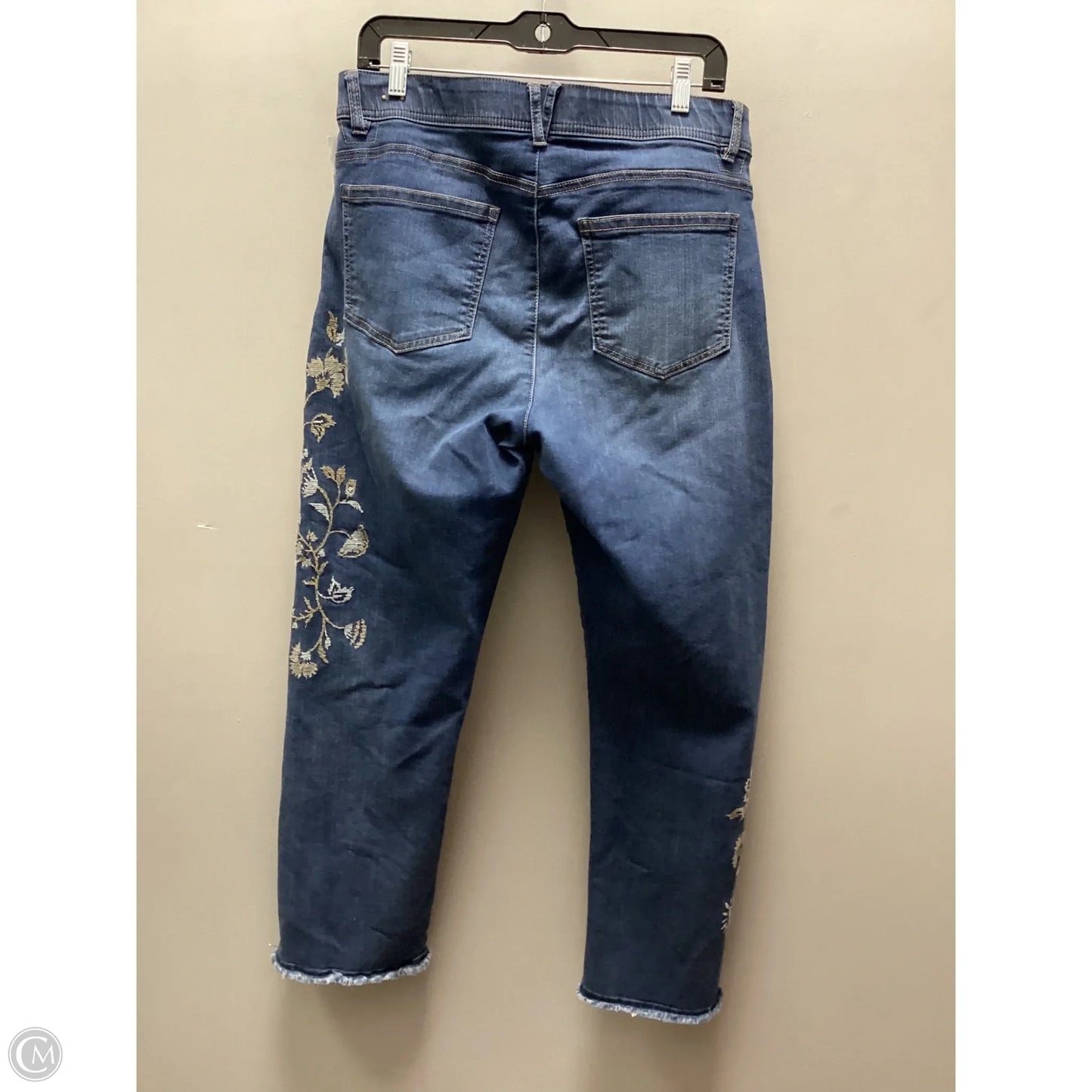 Jeans Straight By Democracy In Blue Denim, Size: 14