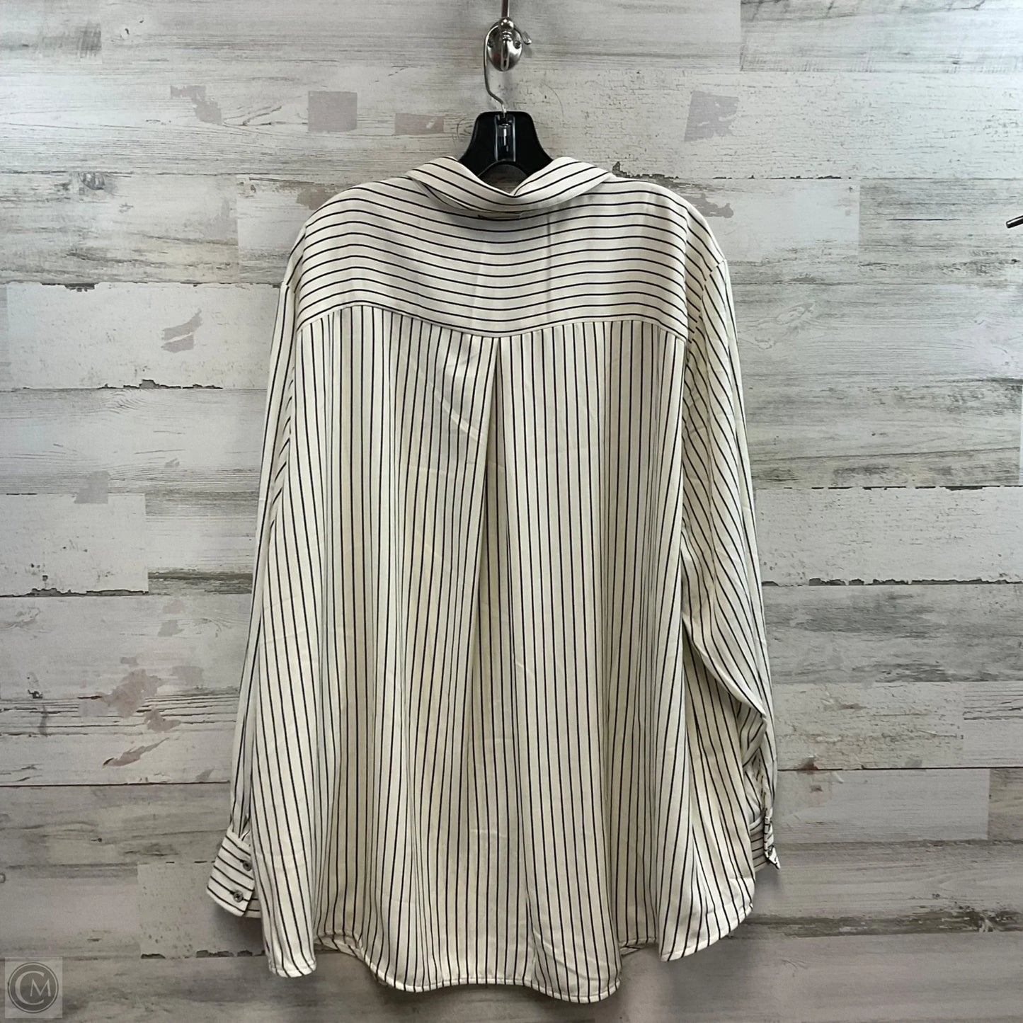 Blouse Long Sleeve By Rachel Zoe In Cream, Size: 3x