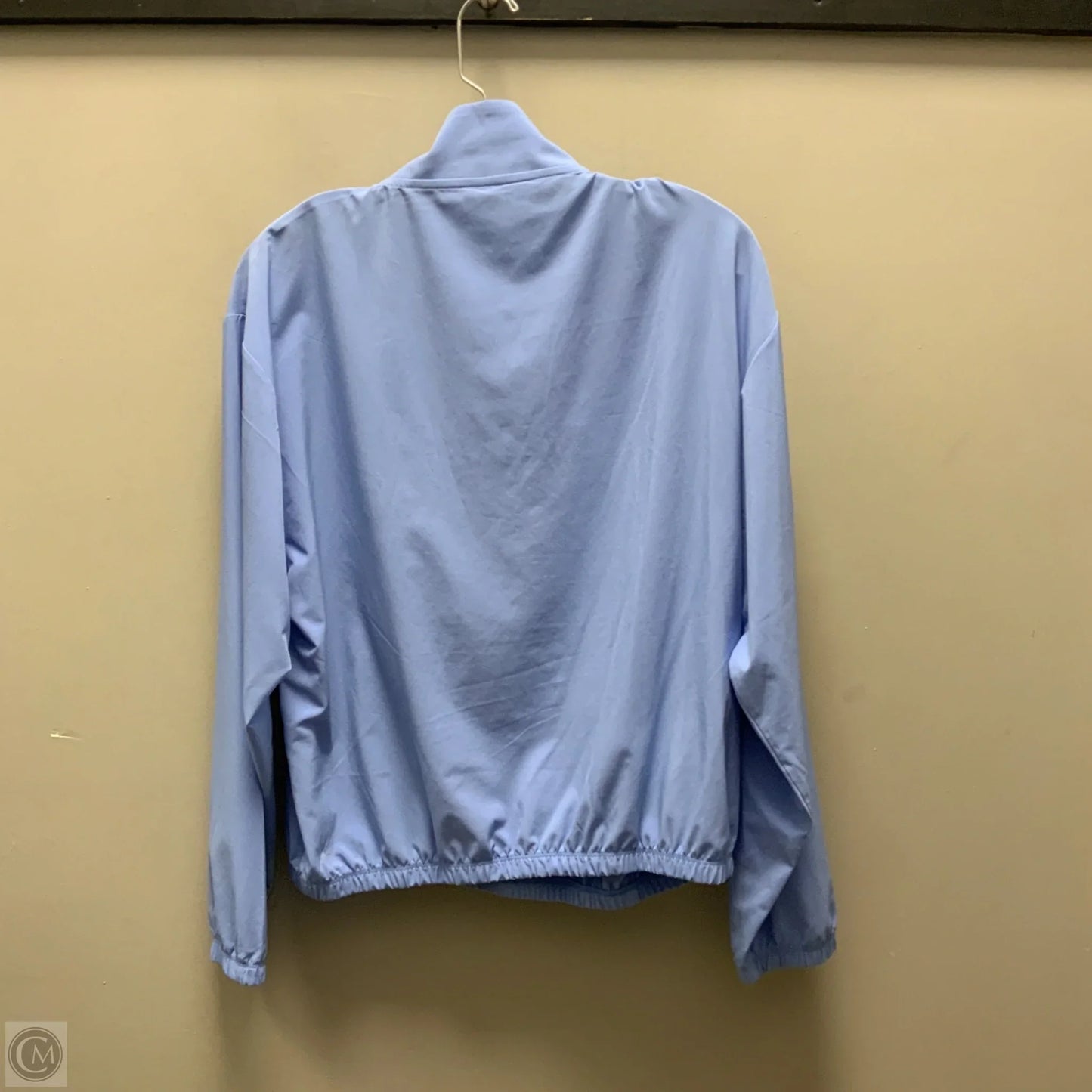 Athletic Top Long Sleeve Collar By Beyond Yoga In Blue, Size: Xs