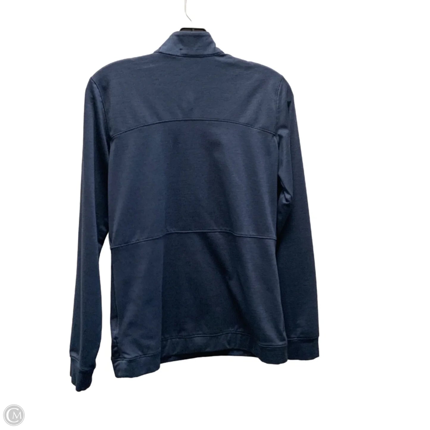 Athletic Top Long Sleeve Collar By Puma In Blue, Size: Xs