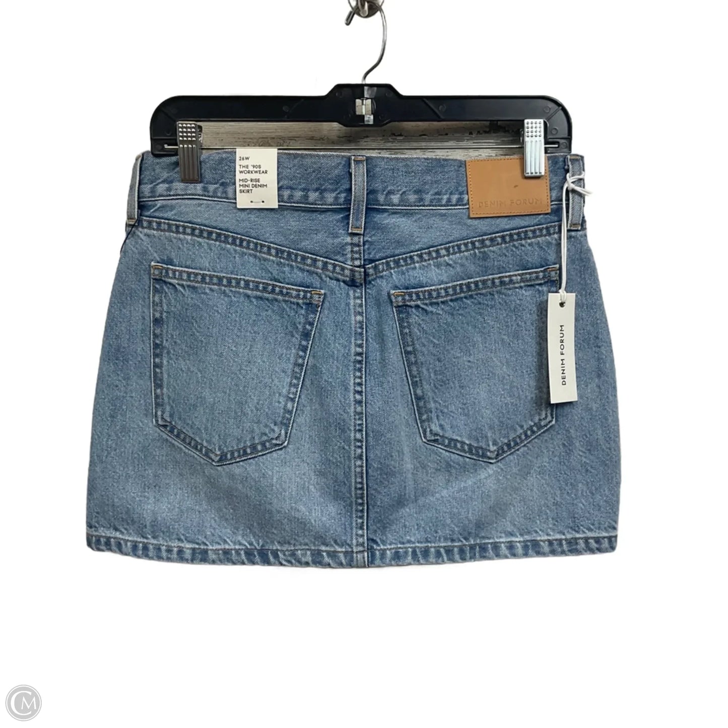 Skirt Mini & Short By Aritzia In Blue Denim, Size: 2