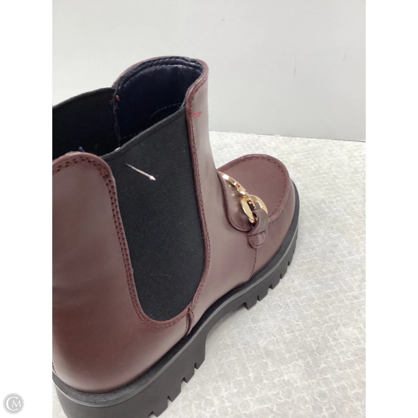 Boots Ankle Flats By Tommy Hilfiger In Brown, Size: 7