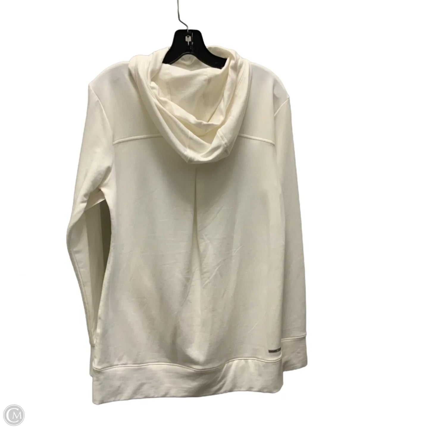 Athletic Top Long Sleeve Hoodie By Ogio In White, Size: S