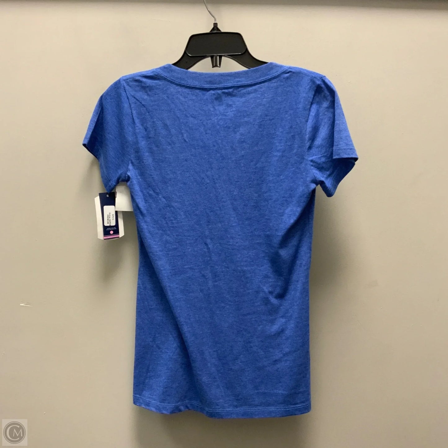 Top Short Sleeve By Levelwear In Blue, Size: S