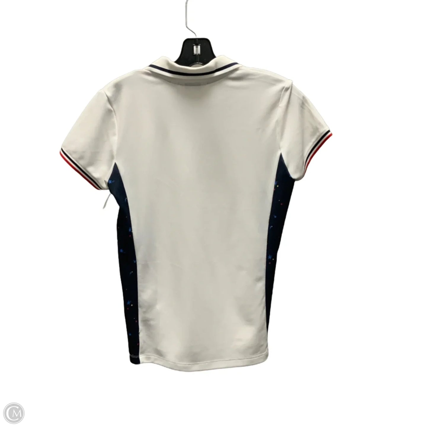 Athletic Top Short Sleeve By Lady Hagen In White, Size: S