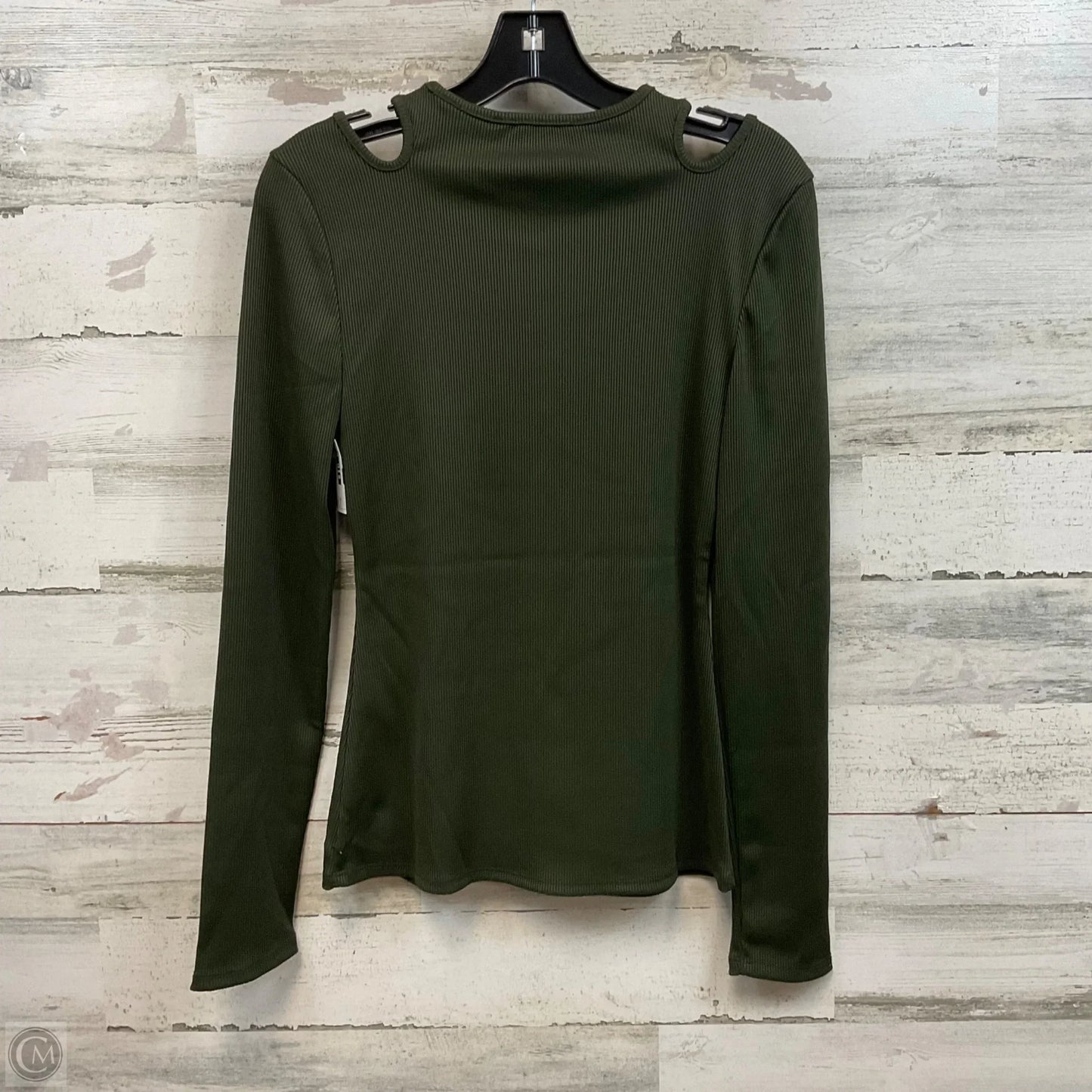 Top Long Sleeve By White House Black Market In Green, Size: M