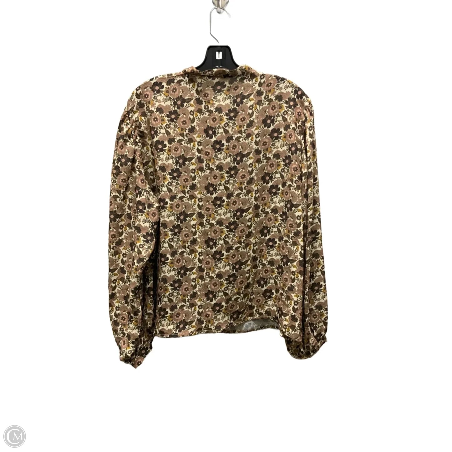 Blouse Long Sleeve By Sanctuary In Brown, Size: Xl