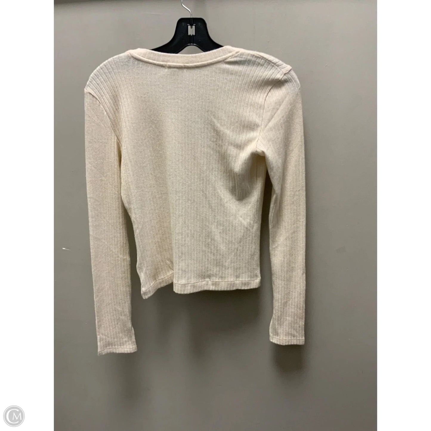 Top Long Sleeve By Aerie In Cream, Size: Xs