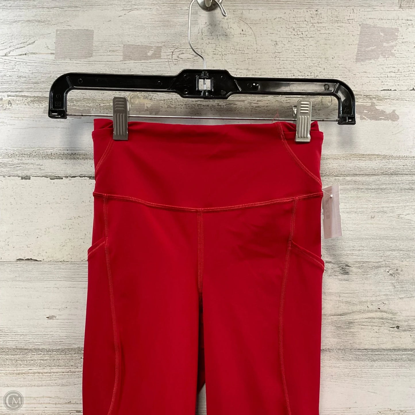 Athletic Leggings By Lululemon In Red, Size: Xs