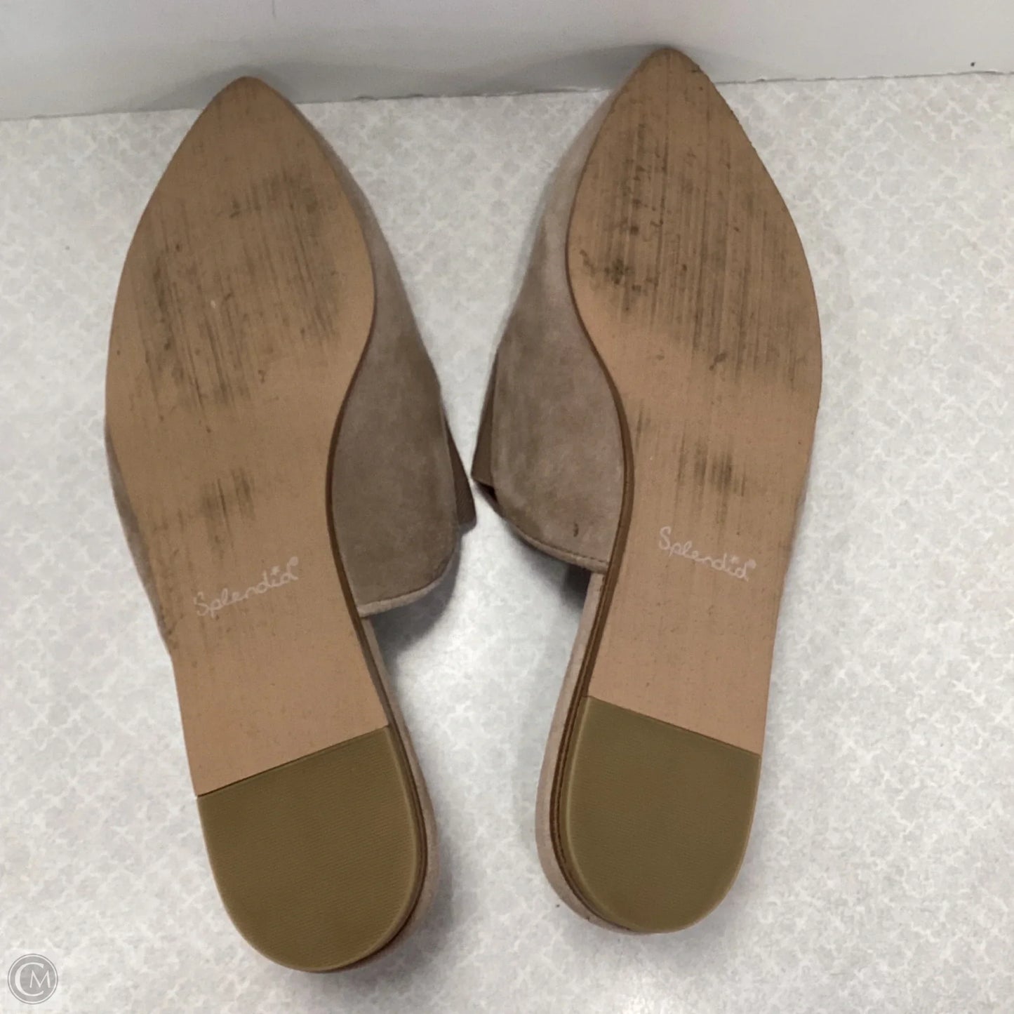 Shoes Flats By Splendid In Beige, Size: 7.5