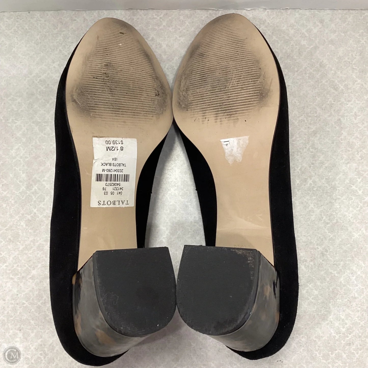 Shoes Heels Block By Talbots In Black, Size: 8.5