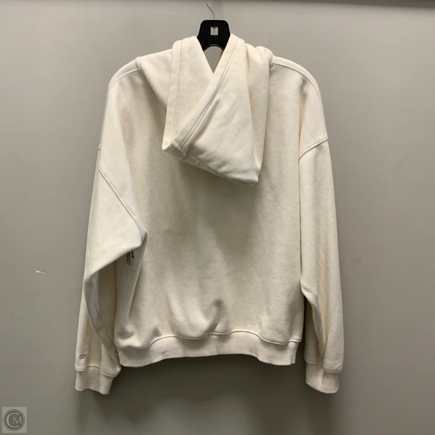 Athletic Sweatshirt Hoodie By Fabletics In White, Size: Xl