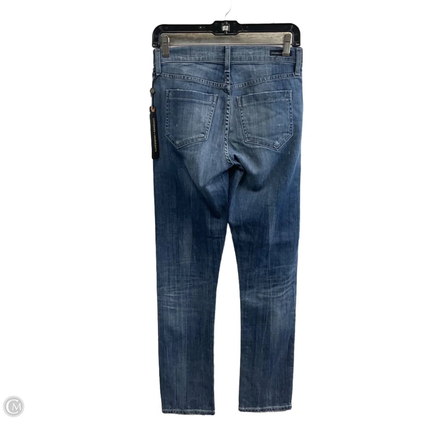 Jeans Straight By Citizens Of Humanity In Blue Denim, Size: 0