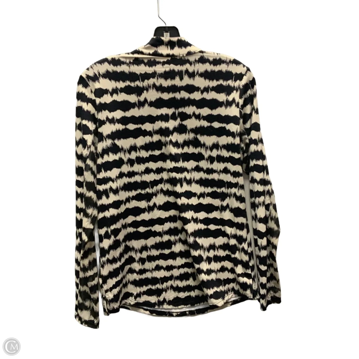 Athletic Top Long Sleeve Collar By Tribal In Cream, Size: M