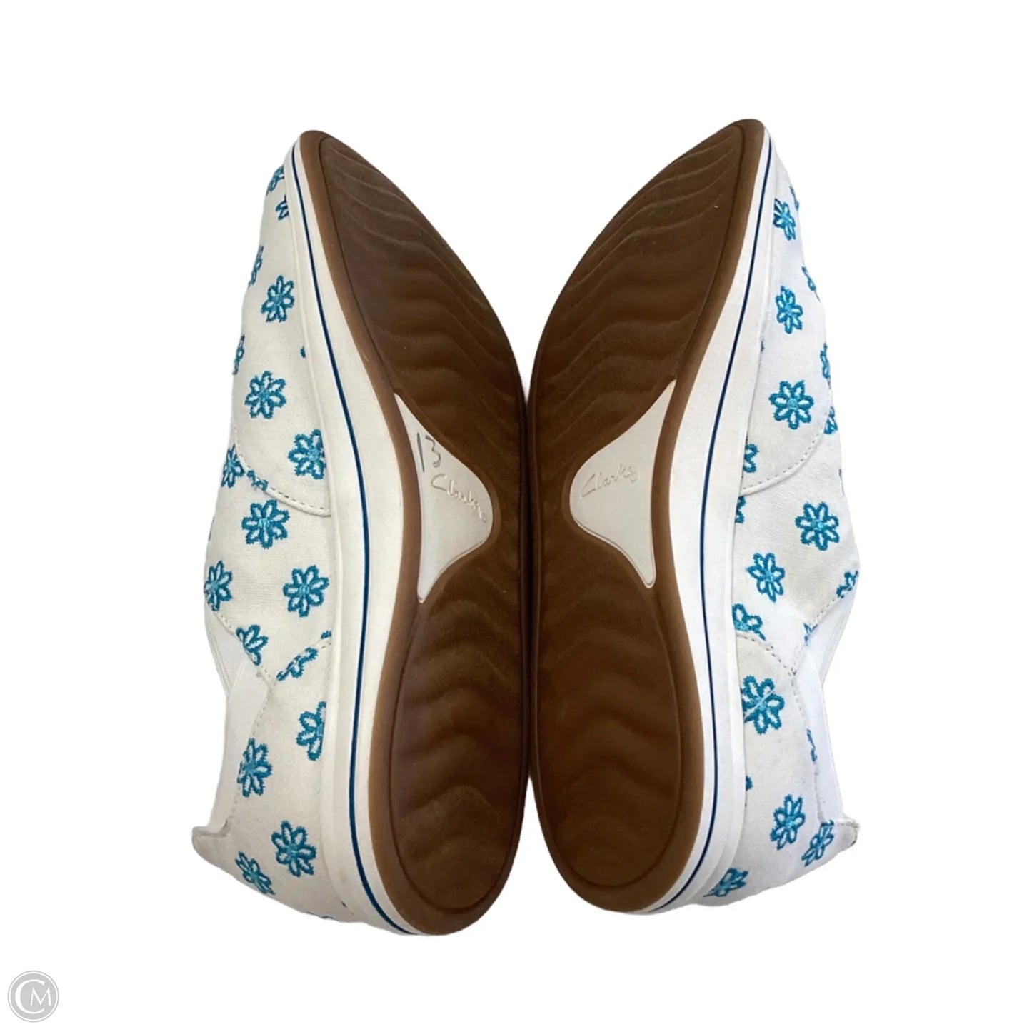 Shoes Sneakers By Clarks In White, Size: 10