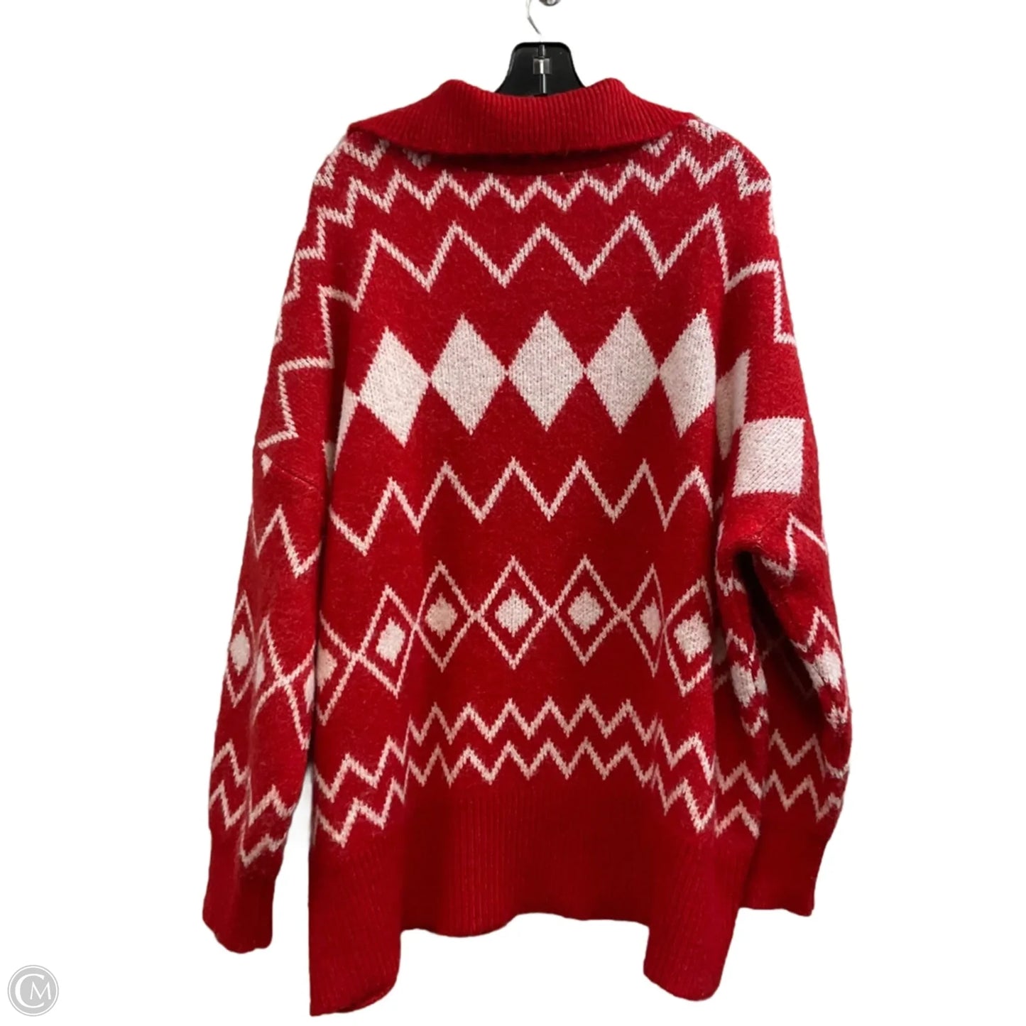 Sweater By New York And Co In Red, Size: 2x