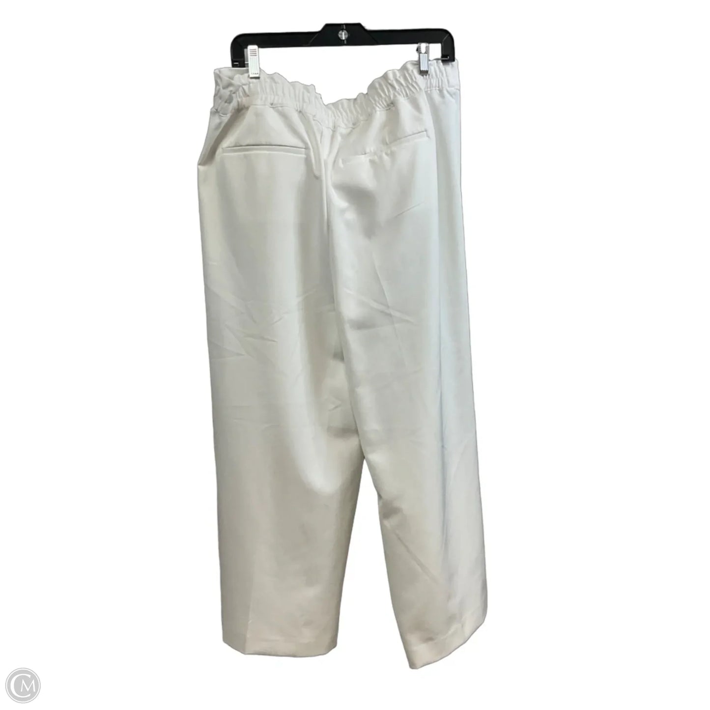 Pants Wide Leg By Liz Claiborne In White, Size: 16