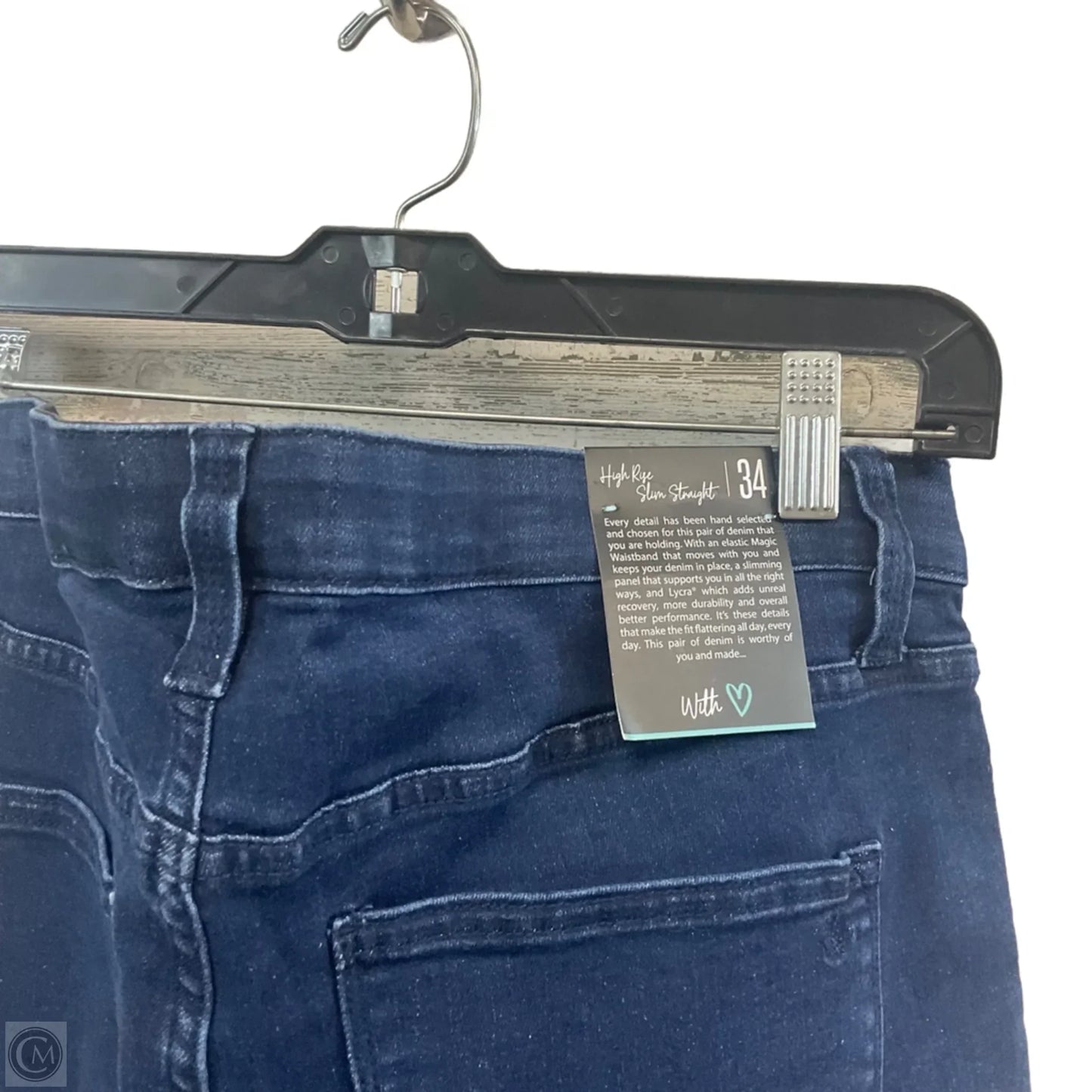 Jeans Straight By Lularoe In Blue Denim, Size: 18