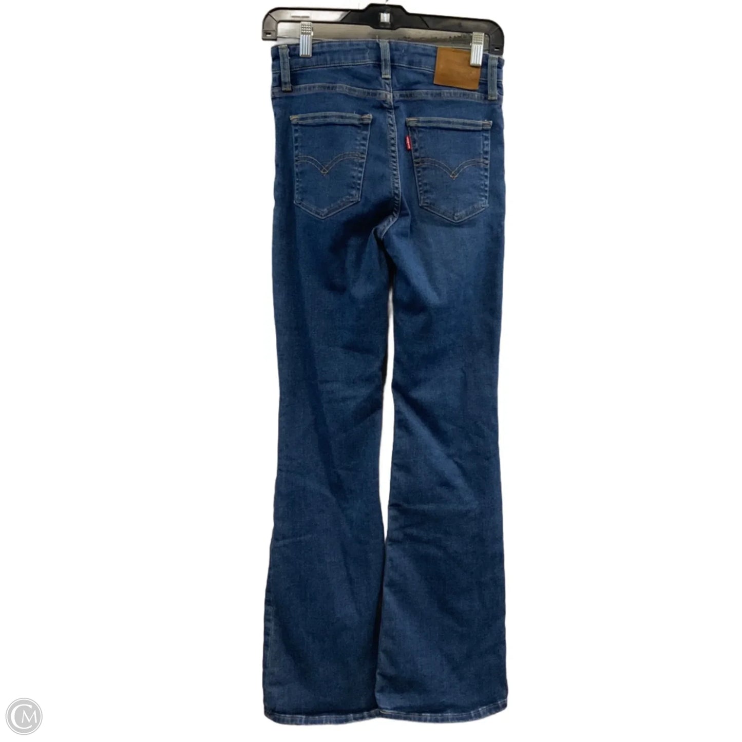Jeans Flared By Levis In Blue Denim, Size: 6