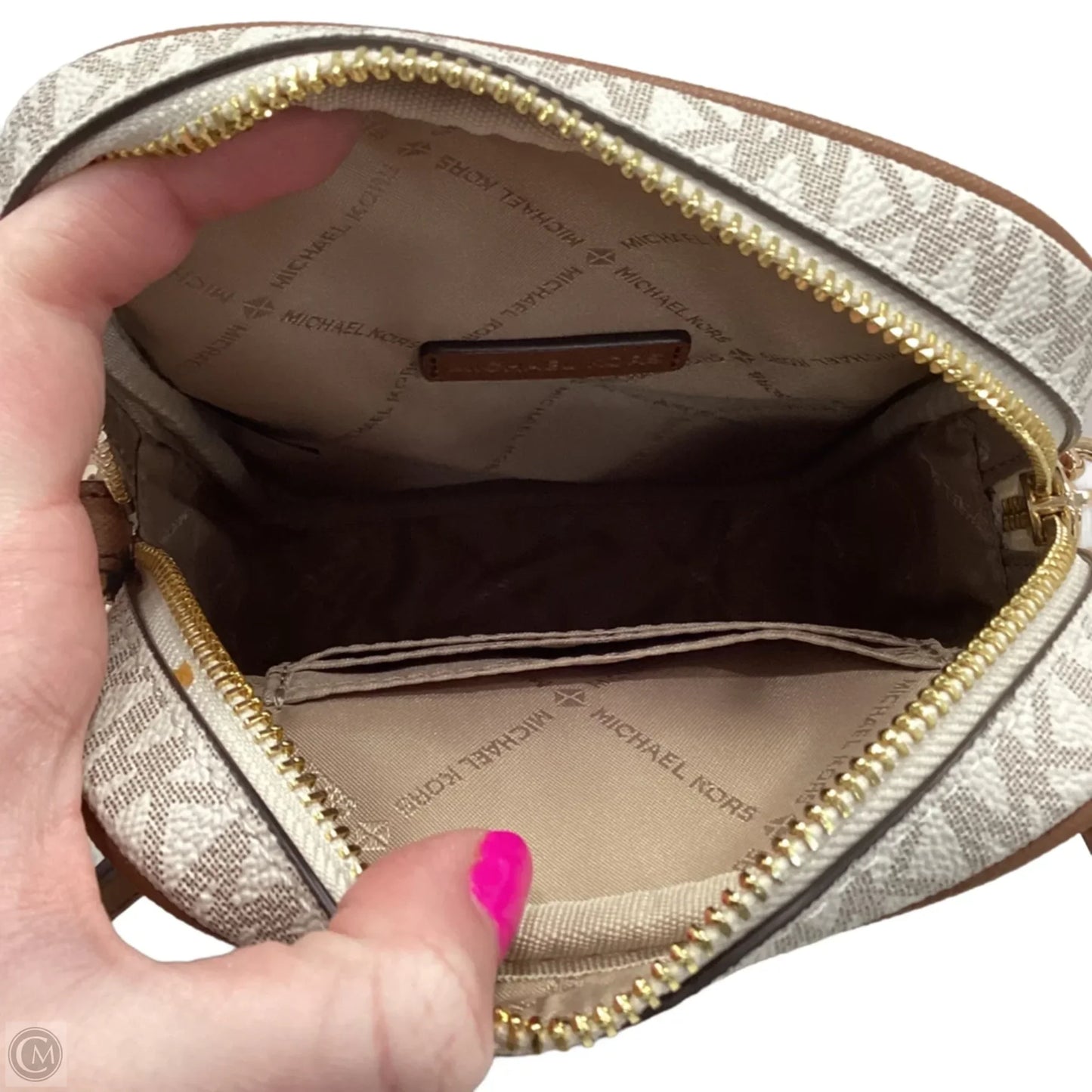 Crossbody Designer By Michael Kors, Size: Small