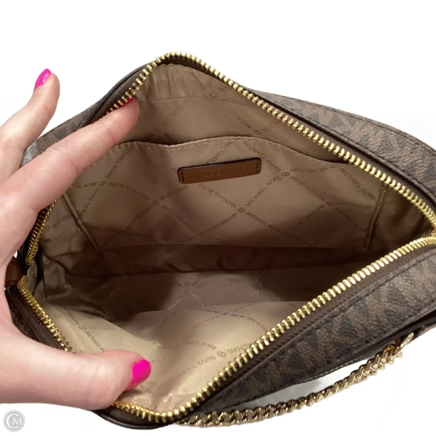 Crossbody Designer By Michael Kors, Size: Small