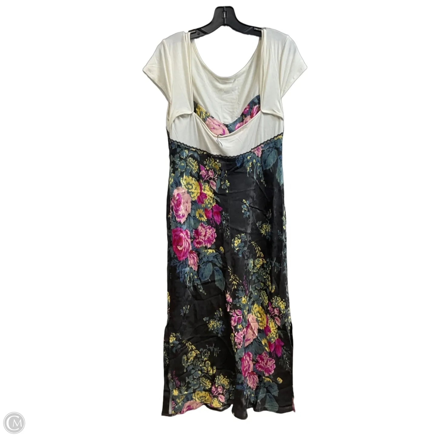 Dress Casual Midi By Anthropologie In Black, Size: Lp