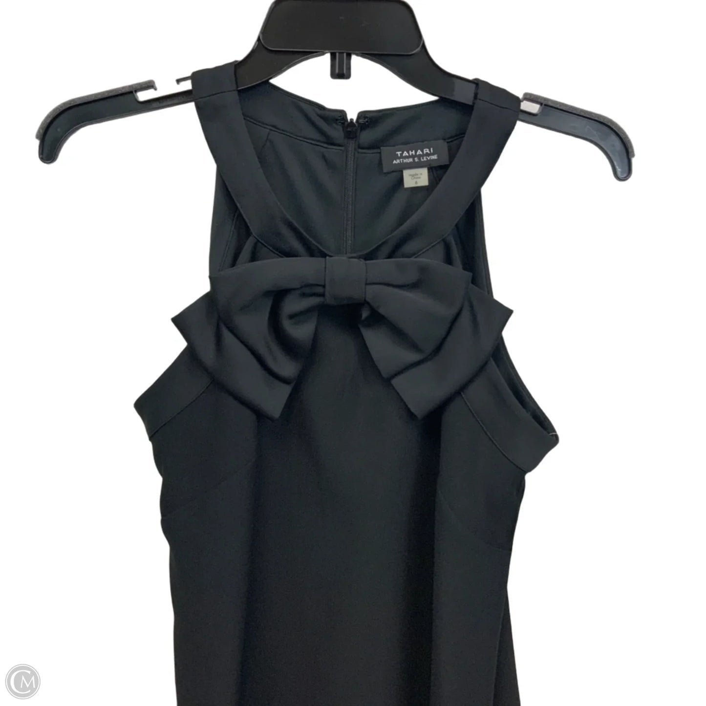 Dress Party Short By Tahari By Arthur Levine In Black, Size: S