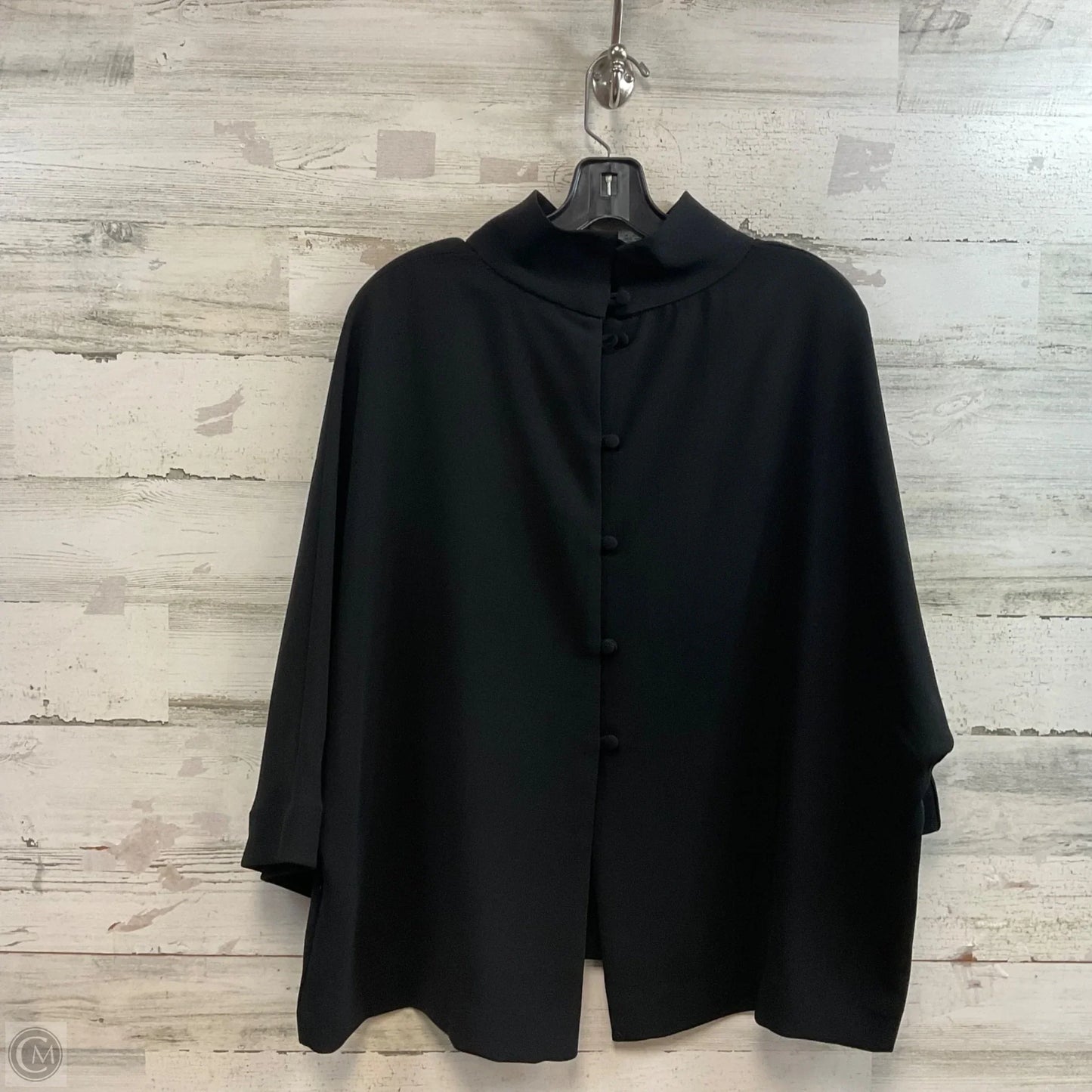 Top Long Sleeve By MY AURORA In Black, Size: L