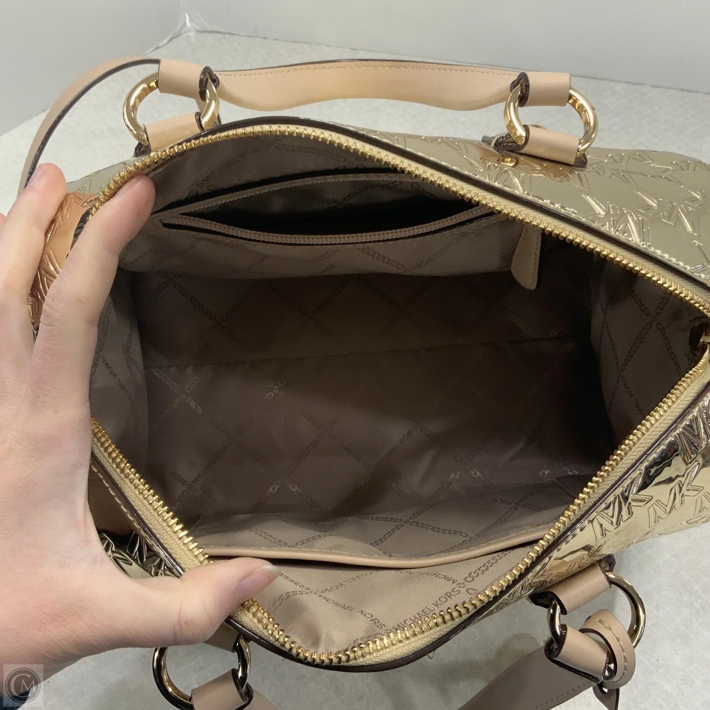 Handbag Designer By Michael Kors, Size: Large