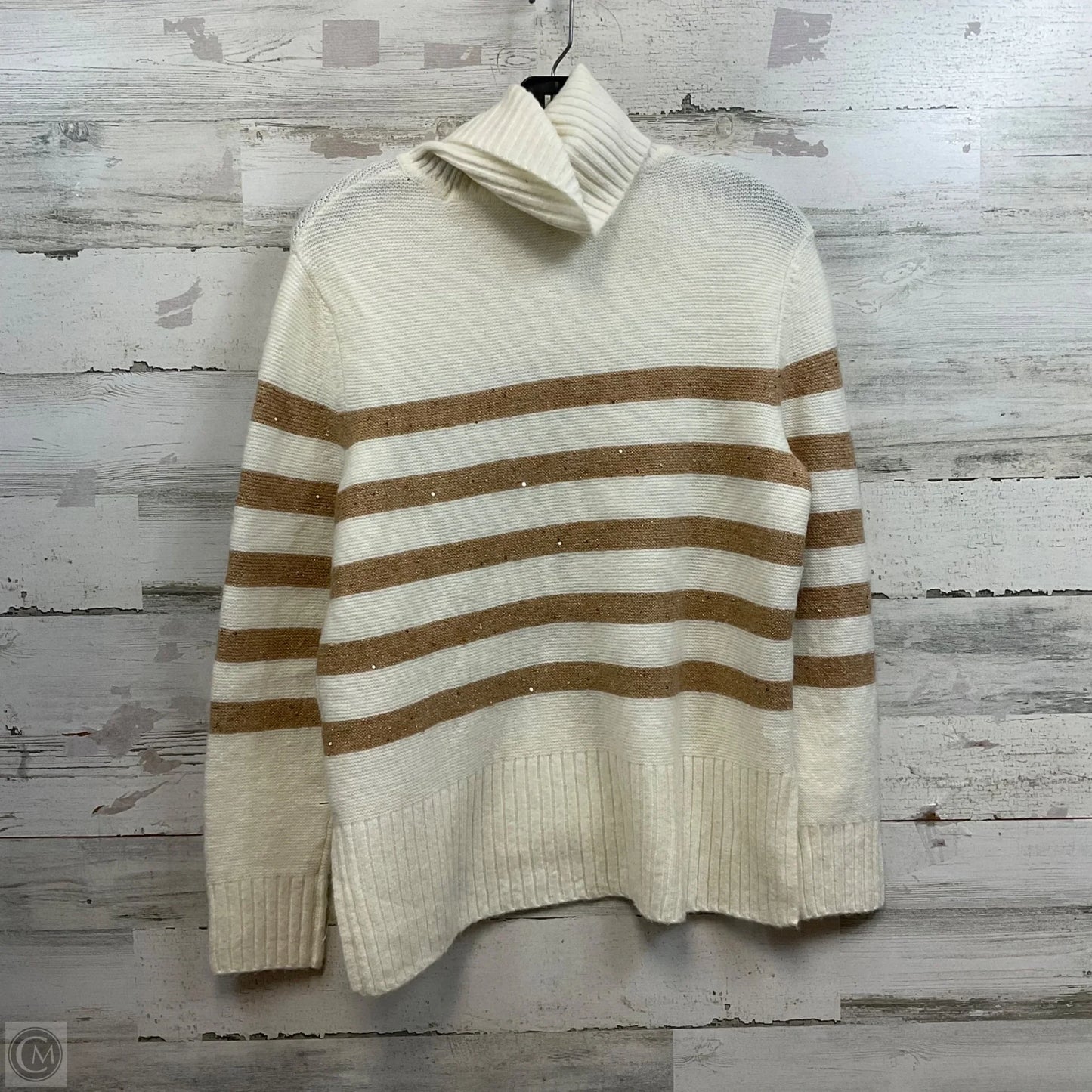 Sweater By Talbots In Cream, Size: S