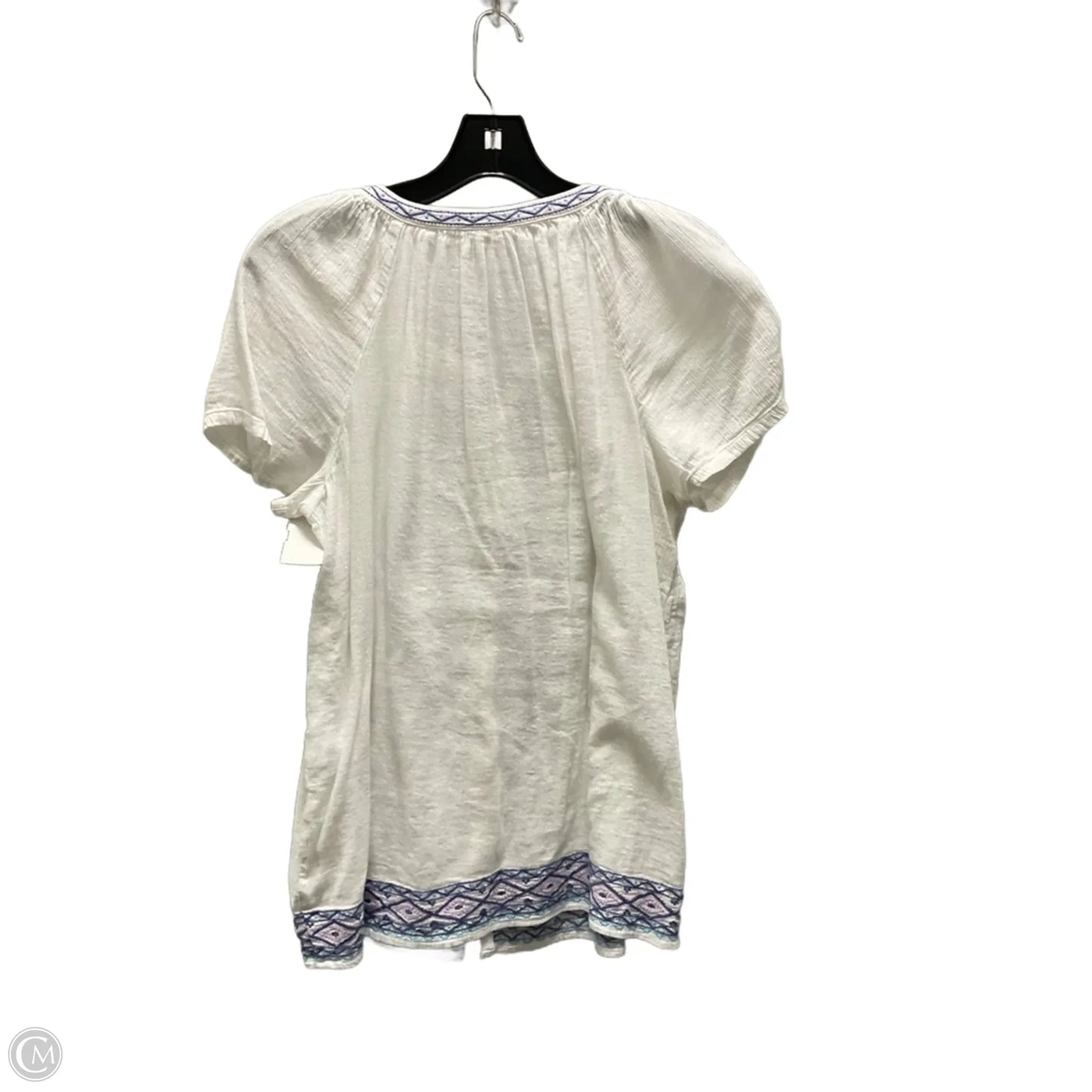 Top Short Sleeve By J. Jill In White, Size: Xs