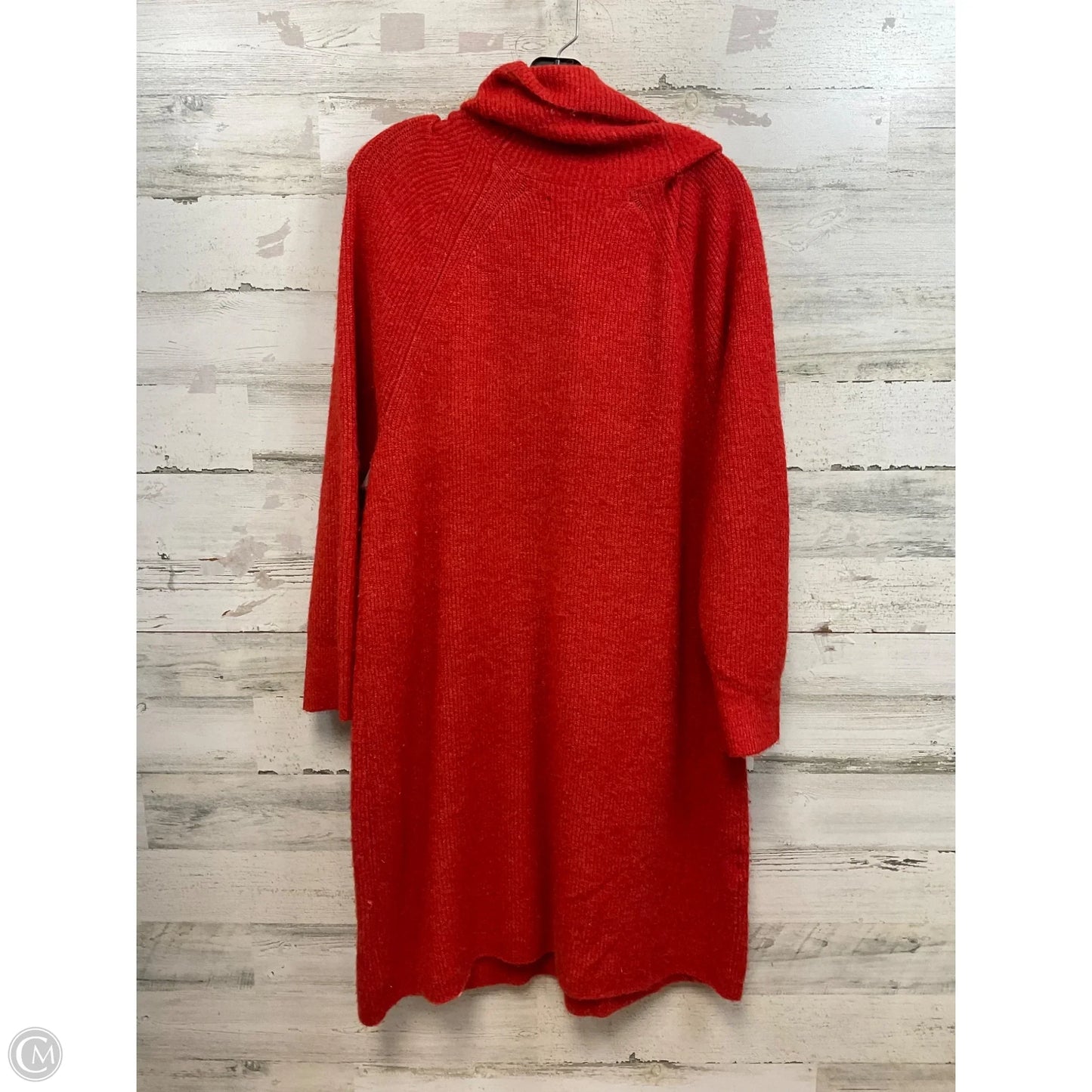 Dress Sweater By Loft In Red, Size: 16/18